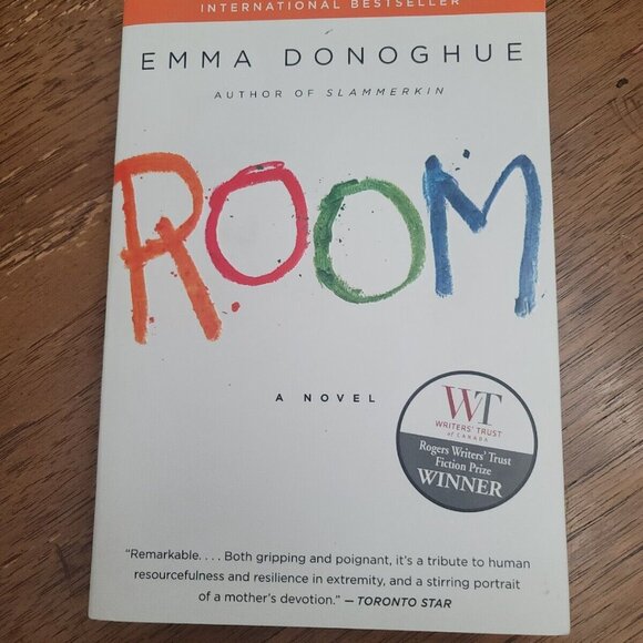 Room by Emma Donoghue, Softcover Book with Painted Deckled Edges - Picture 2 of 4